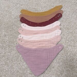 Girls bib bundle bandanas
